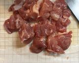 鶏ももとさつまいも・れんこん・舞茸のオイ炒め作り方1写真