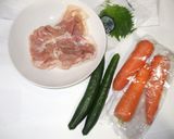 鶏肉の梅肉あえサラダ♪簡単レシピ鶏もも肉作り方1写真