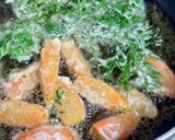 人参の葉っぱでサクサクかき揚げ♪作り方4写真