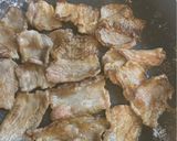 牛肉＊小松菜＊竹の子のオイスター炒め♪作り方2写真