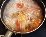 トマトのお味噌汁🍅💓作り方2写真