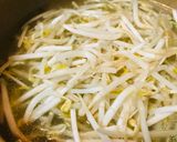 鍋の〆●もやし海苔雑炊作り方1写真