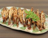 きびなごの黒酢入蒲焼作り方5写真