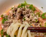 お家にある麺で即完成!絶品トマト冷麺作り方7写真