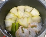 冷やしで美味しい♪冬瓜とエビのあっさり煮作り方3写真