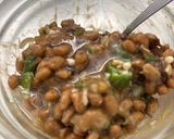 納豆とオクラのパリパリ油揚げ焼き作り方4写真