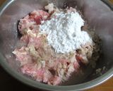 【 ひき肉れんこん団子のレンジ蒸し 〗作り方4写真