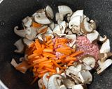 椎茸とニンジンの麻婆春巻き作り方3写真