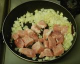 豚肉の甘辛煮ワンパン簡単パクチーを添えて作り方2写真