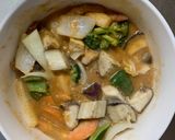 肉無チクワクリーミー味噌デミ味野菜炒め作り方15写真