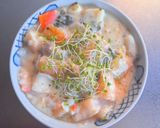 肉団子とたっぷり野菜のクリーム煮作り方8写真
