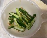 太くなったきゅうり活用🌟きゅうりの梅肉合え作り方6写真