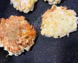 豆腐と鶏胸肉でヘルシーお好み焼き作り方6写真