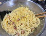 ちょいワルおやじのカルボナーラ作り方8写真