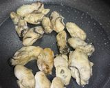 牡蠣と菜花のバターゆずぽん酢炒め作り方4写真