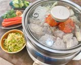 蒸し鶏と蒸し野菜（塩麹漬け）作り方7写真