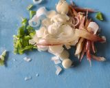 旨塩ネギ&秋みょうがの薬味たっぷり豆腐汁作り方2写真