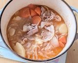 豚肉で作る みそ味の肉じゃが♪作り方5写真