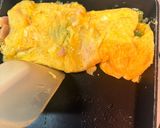 春の旬!スナップえんどうとハムの卵焼き作り方4写真