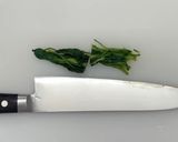 減塩！鮭のムニエル泉州きくなジェノベーゼ作り方2写真