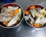 簡単ダイエット！野菜キノコの白だしスープ作り方9写真