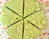 ホワイトチョコたっぷり♡本格抹茶スコーン作り方7写真