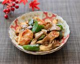 鶏胸肉と舞茸のオイマヨ炒め作り方6写真