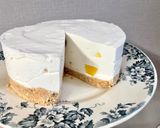 ヨーグルトと桃缶のレアチーズ風ケーキ作り方13写真