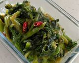 保存食　セロリの味噌炒め作り方4写真