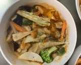 肉無チクワ簡単梅ハヤシライス味野菜炒め作り方18写真