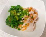 菜花と豚バラのもみじおろしポン酢がけ作り方7写真