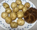 副菜♡コロコロ旨い♡新ジャガイモ照り焼き作り方1写真