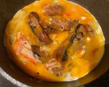 さんま蒲焼き缶の卵とじ丼♪作り方3写真