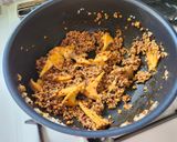 エリンギと豚ひき肉の秋味ラーメン作り方7写真