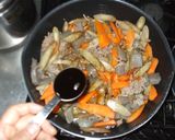 ごぼうこんにゃく味噌炒め♪簡単レシピ作り方8写真