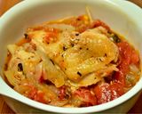 夏に美味しい♡鶏肉とトマトの煮込み作り方8写真