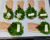 肉巻き（野菜・チーズ・餅）作り方5写真