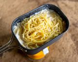 ▲山ごはん▲柿ピークラムチャウダーパスタ作り方3写真
