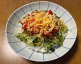フライパンで炒めるだけ！濃厚コク旨タコライス作り方5写真
