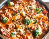 チーズあふれる豚こまのトマト煮込み作り方7写真