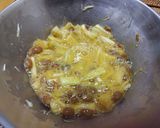 納豆とえのきのおあげピザ作り方3写真