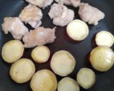 時短簡単夕飯主菜！鶏もも肉と薩摩芋の照り焼き弁当作り方7写真