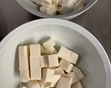 サラダ麻婆豆腐⭐︎絹木綿ミックス⭐︎生姜味作り方1写真