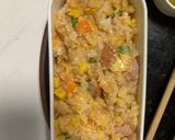 レンジ簡単洋風味噌トマトドリア味炒飯弁当作り方13写真