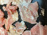 豚肉と茄子のフライパン焼き！薬味のせ♪