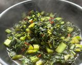 冷めても美味しい！菜葉の旨辛炒め作り方3写真