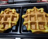 簡単美味！♬抹茶＆あんこの和風ワッフル♬作り方5写真