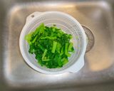 イカと帆立と菜の花の辛子酢味噌マヨ和え作り方3写真
