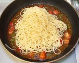 LEE🔥辛さ12倍🔥キーマカレーのパスタ作り方7写真