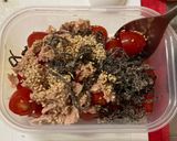 ミニトマトの塩昆布和え作り方2写真